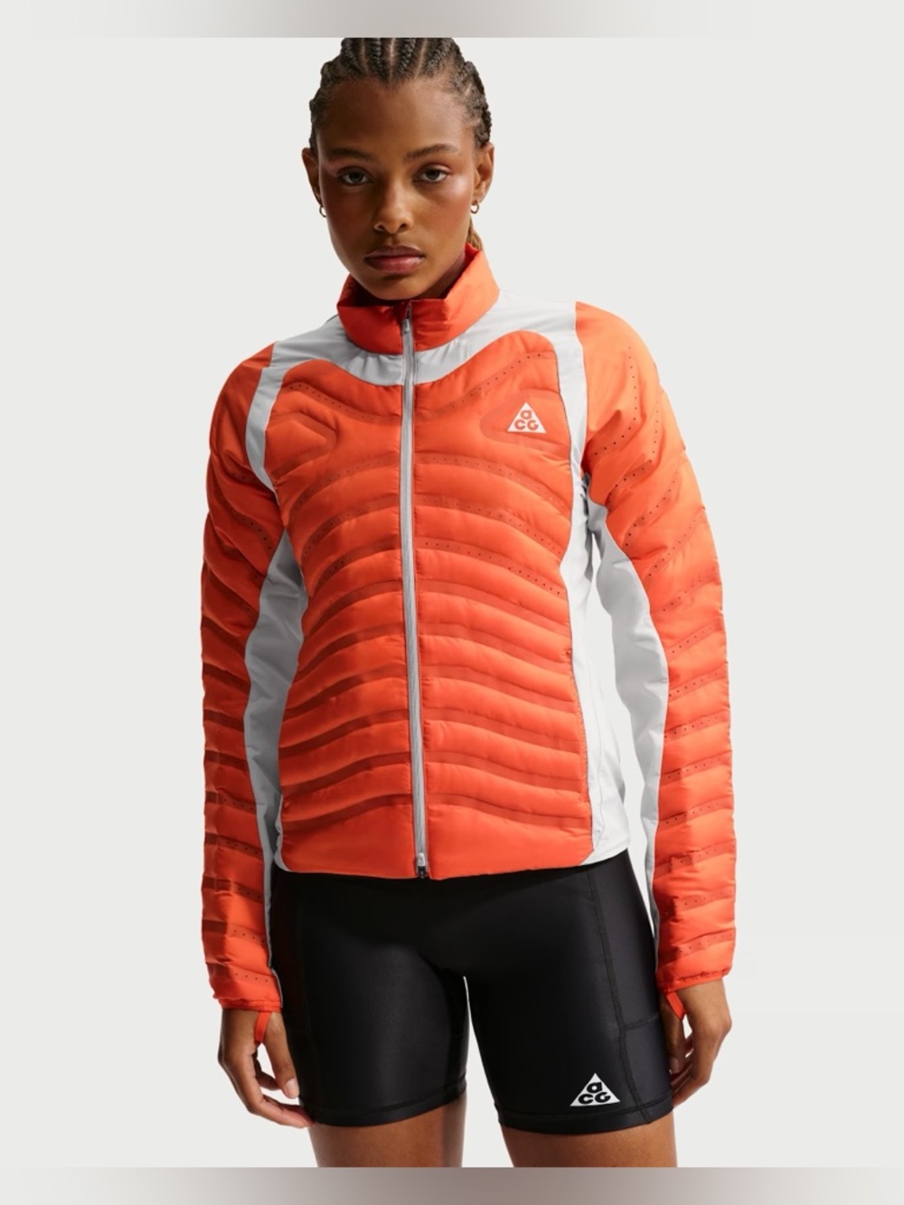 Nike Women's ACG "Lava Loft" Therma-FIT Slim Down Jacket Orange IO9134-819 sz S